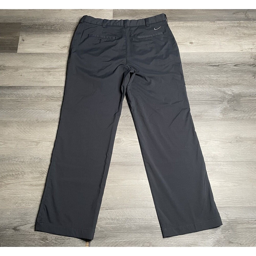 Nike Golf Tour Performance Dri-FIT Pants Mens 33x30 Pinstripe - Dark Navy Blue